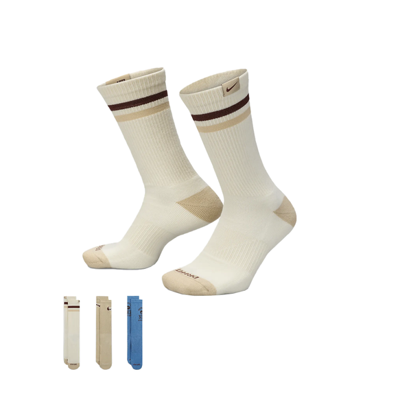 Nike Everyday Cushioned Crew Socks 3 Pairs - FQ0325-901