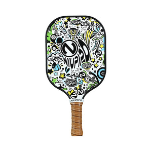 Niupipo Fibreglass Surface Street Graffiti Pickleball Paddle - MX-51-1