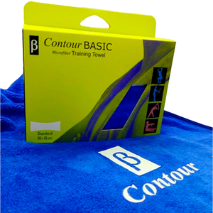 Contour Microfiber Training Towel - Blue