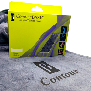 Contour Microfiber Training Towel - Grey