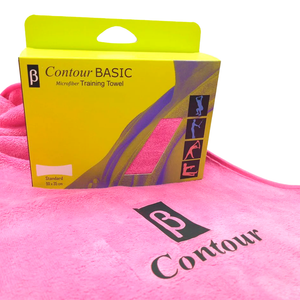 Contour Microfiber Training Towel - Pink