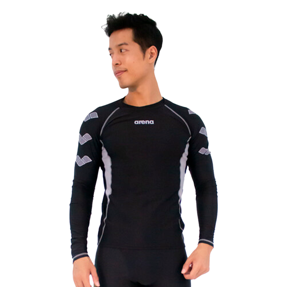 Adults L/S UV Swim Top M - AWWM23436