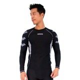 Adults L/S UV Swim Top M - AWWM23436