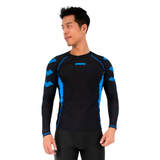 Adults L/S UV Swim Top M - AWWM23436