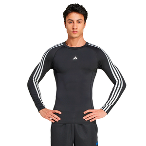 Adidas Techfit Compression Training 3-Stripes LS Tee M - IN5586