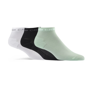 CRAFT CORE Dry Mid Sock 3-Pack - Plexi/Black