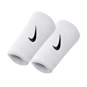 Nike Nike Swoosh Doublewide Wristband 2PK - N.NN.05.101