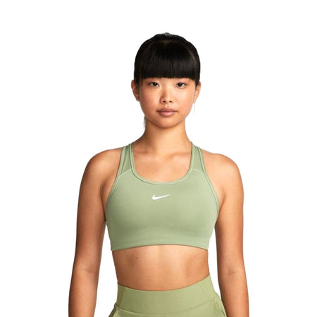 Buy Nike Black Dri-FIT Swoosh Medium Support Asymmetrical Sports