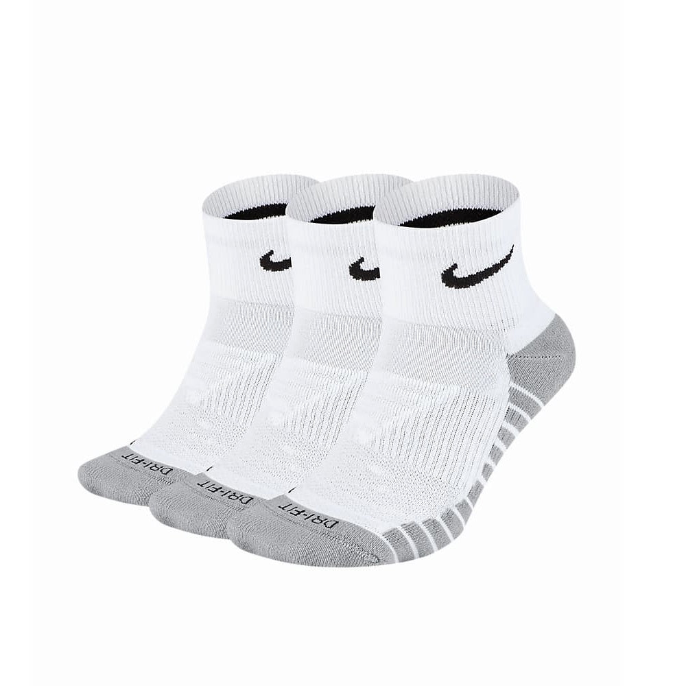 Nike Dry Cushioned Quarter Socks 3 Pairs - SX5549-100 – Dynamic Sports